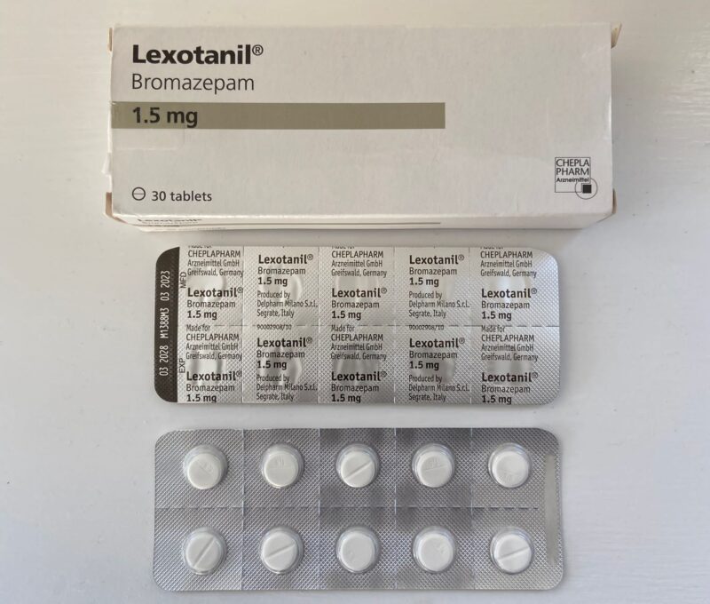 Bromazepam 1.5mg Lexotanil Tablets