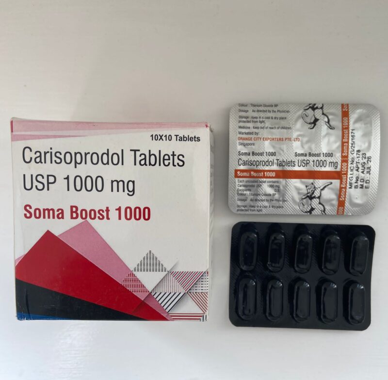 Carisoprodol Pain O Soma 1000mg